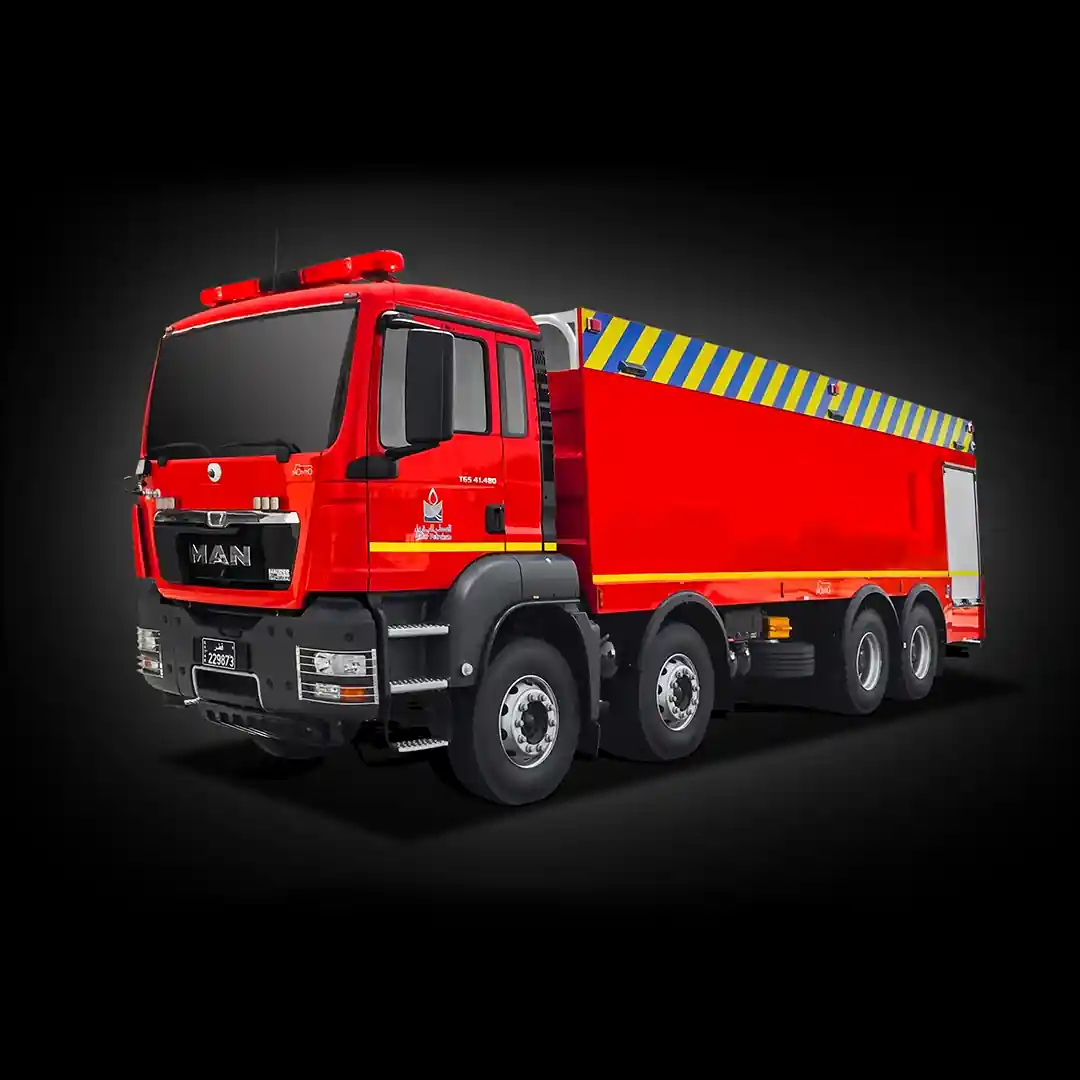 Camion 8x8 con bomba
